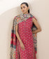 Women's Unstitched Light Khaddar Multi Printed 3 Piece Suit